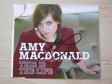 Amy MacDonald autograph signed CD cover "This Is The Life"