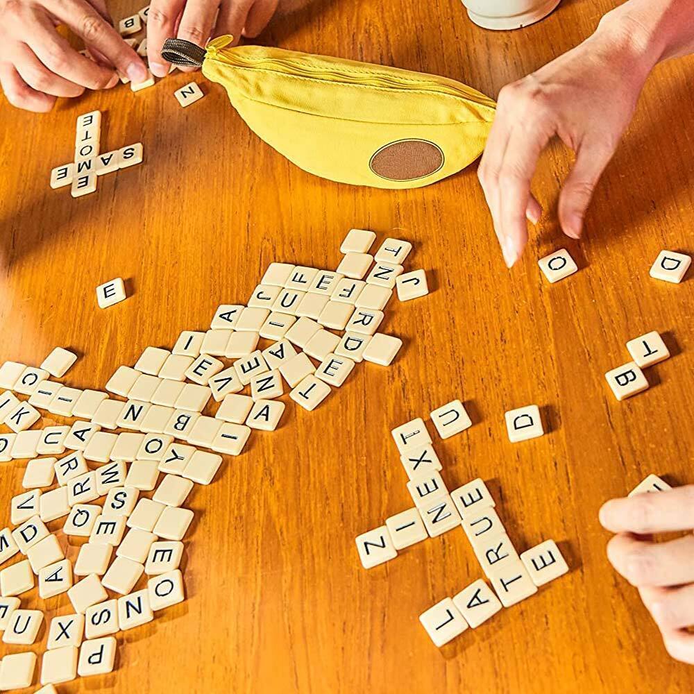 New Bananagrams Word Game Puzzle Kids Party Toys Letter PouchUk Fast