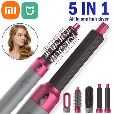 5 in 1 Hair Dryer Hot Comb Set Professional Curling Iron Hair Straightener Dryer