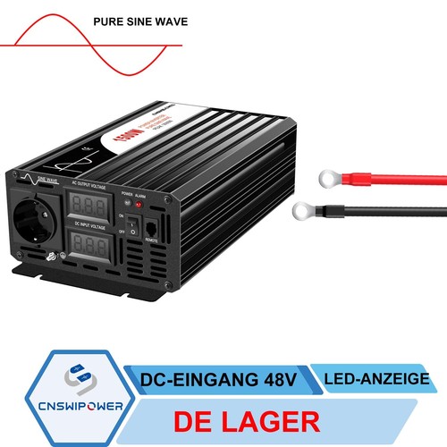 spannungswandler inverter 12V/24v/48v DC bis 230VAC 50HZ 1500w/2000w/2500w/3000w - Bild 12 von 13