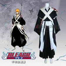 Customize BLEACH Kurosaki ichigo Cosplay Mens Halloween Cosplay Costume Outfit