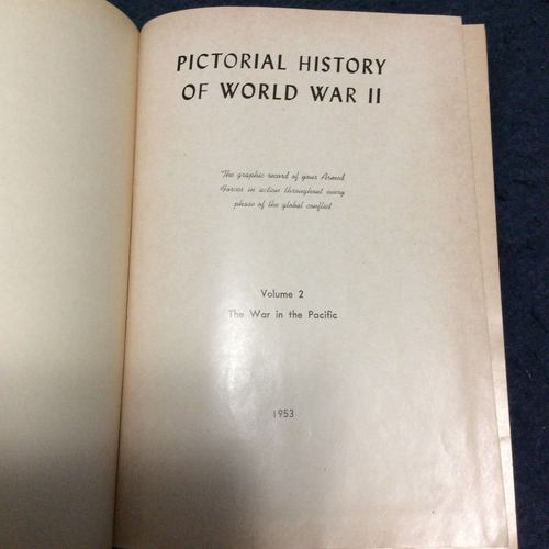 PICTORAL HISTORY OF WORLD WAR II  Vol 2 - The War In The Pacific ●  VFW ● 1953 - Picture 4 of 6