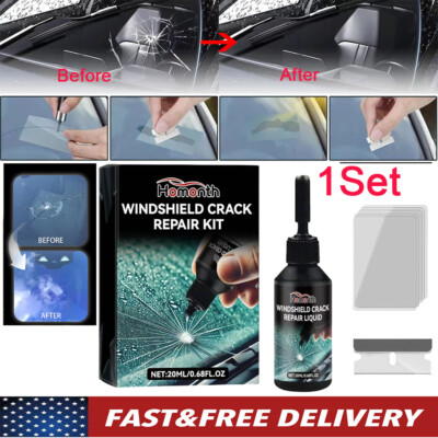 #ad Automotive Nano Glass Repair Fluid Windshield Repair Kit for Chips and Cracks $8.98