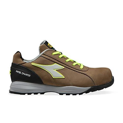 UTILITY DIADORA Shoe Work Glove Mds Low S3 Hro Src Brown Yellow 36