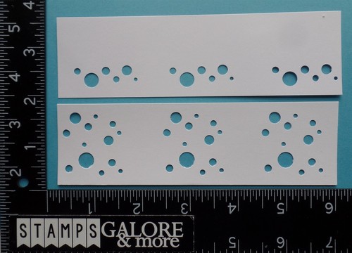CREATIVE MEMORIES PAPER CRAFT PUNCHES DOUBLE SIDED BUBBLE MAKER BORDER #A16 - Picture 3 of 3
