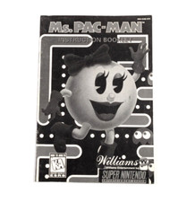 MS. Pac-Man Super Nintendo SNES Instruction Manual Black  White Booklet Only