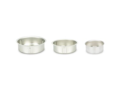 NaDeco Teelichthalter silber Ø 40, 50, 60 und 70mm Teelichttülle für Teelichter