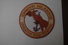 Royal Navy - Combined Task Force Iraq Freedom Iron/Sew On Patch - No3086