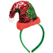 Magic Sequin Santa Hat-Headband
