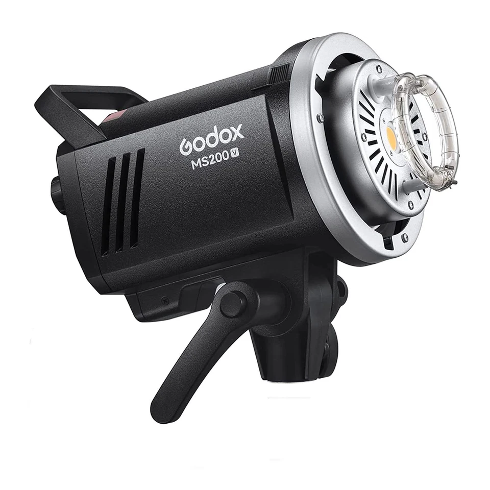 Godox MS200V Compact Photography Studio Strobe Flash + 95cm Softbox Stand Kit - Image 2 of 4