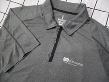 NEW Safe co Liberty Mutual insurance employee Polo  Shirt  XL GRAY
