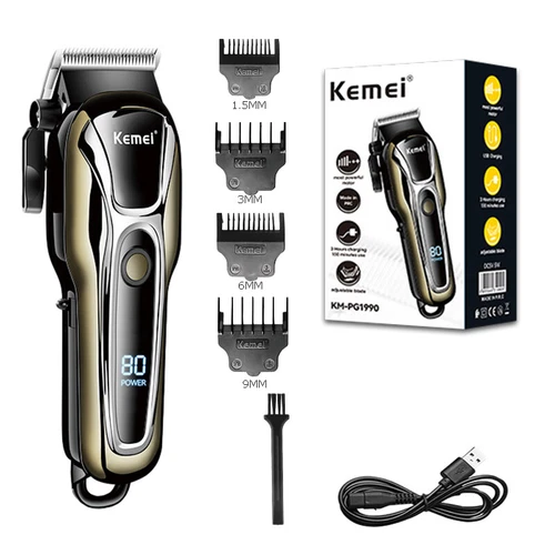 Kemei-1900/1995 Hair Trimmer & Clipper Cordless Electric Cutting Machine US SHIP - Picture 23 of 31