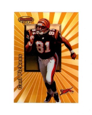 1998 Bowmans Best REFRACTOR SP CARL PICKENS /400! Bengals STAR