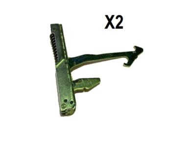 GENUINE SMEG OVEN DOOR HINGE (PAIR)  931330551 (2 UNITS)
