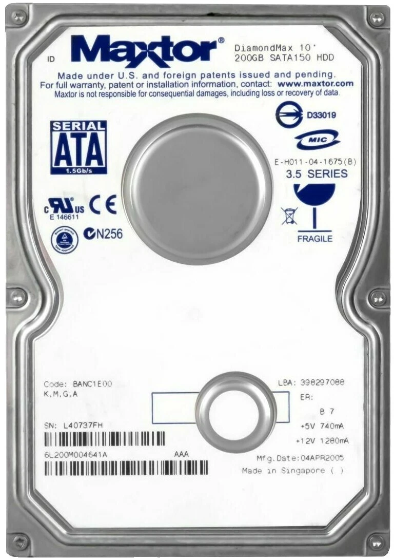 Maxtor SATA III Internal Hard Disk Drives