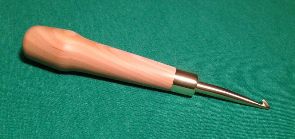 Irish Hook (Hartman Hook) Slim Handle rughooking hookie rughook rugtool - Image 2 of 4