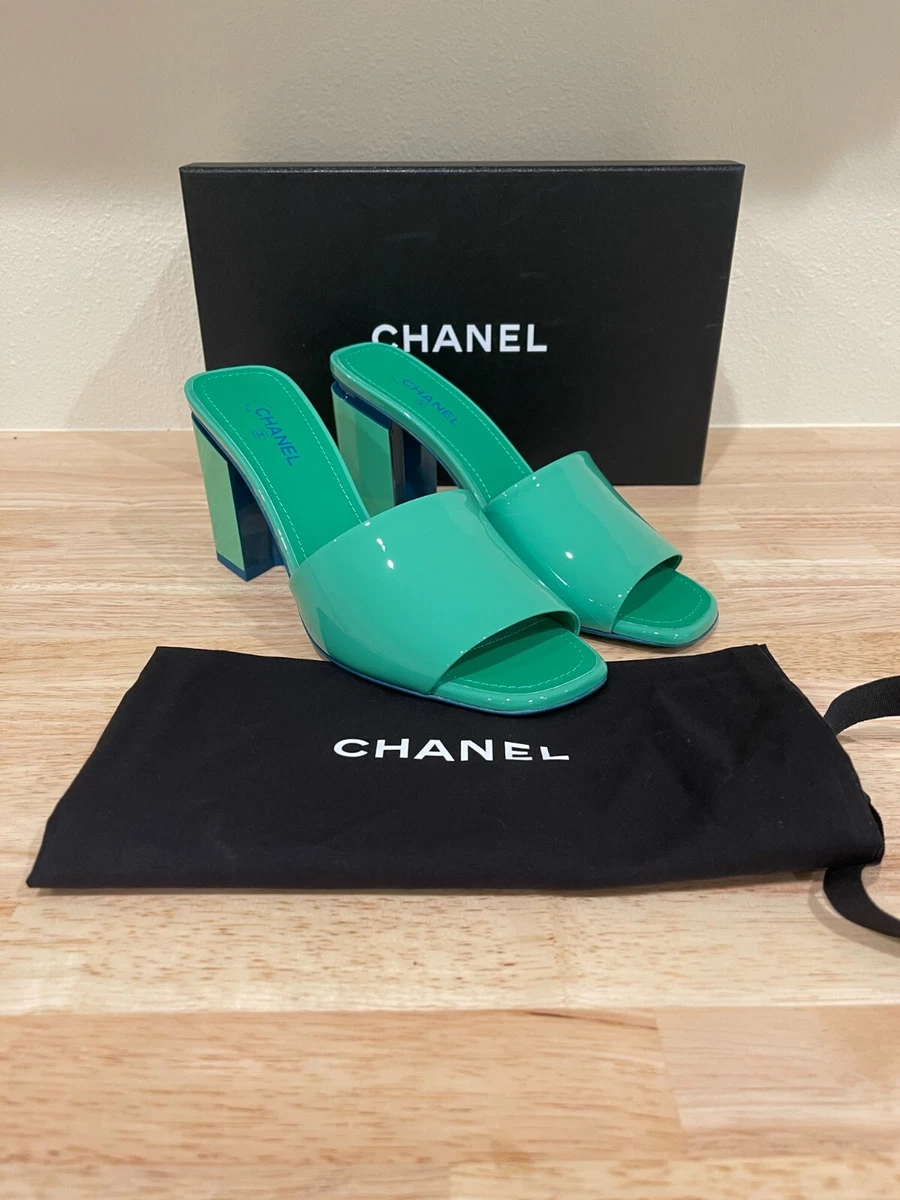 Mules Chanel Red size 38 EU in Plastic - 25022552