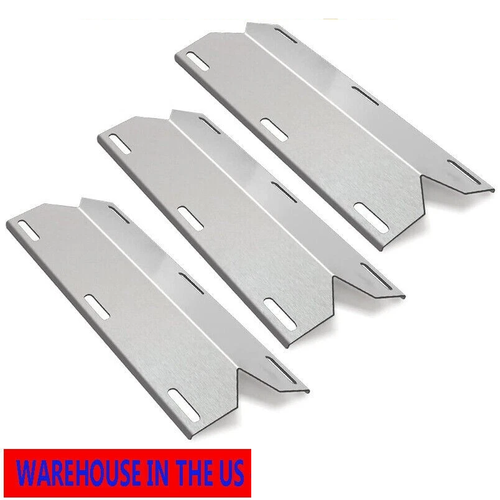 2 Edelstahl-Heizplatten Für Gasgrill – Ersatz Für Charbroil Modelle, 371x108 Mm, Einfach Zu Installieren, Rostfrei