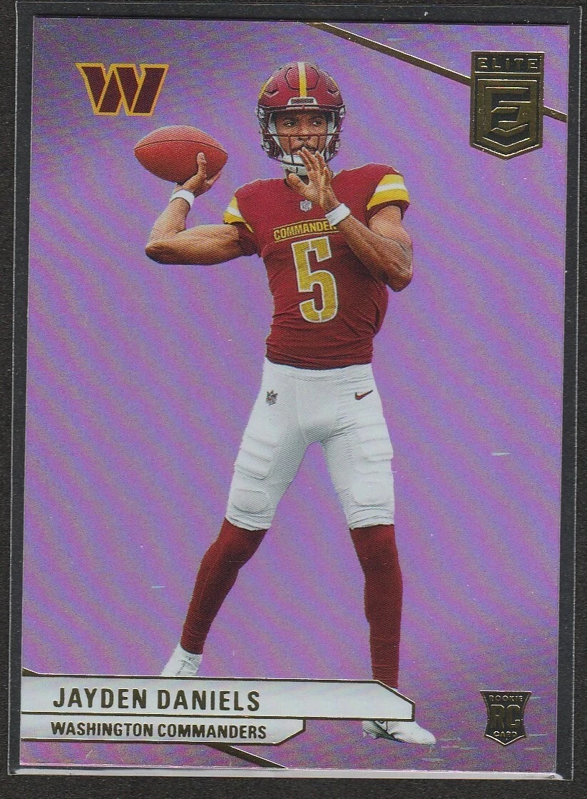 2024 Donruss Elite #165 Pink Parallel Jayden Daniels RC Washington Commanders