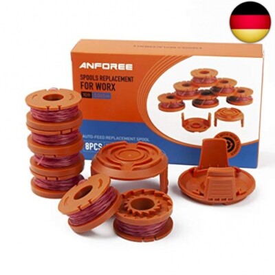 Rasentrimmer Faden für Alle 20V WORX Rasentrimmer, 8 Stücke Langlebige E