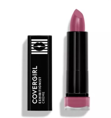 2 tubes Covergirl #525 RASPBERRY CHIC Exhibitionist Cream Lipstick 0.12 oz.ea