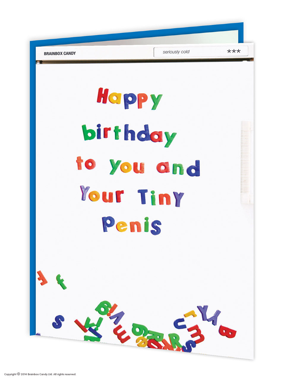 Brainbox Candy Rude birthday greetings card funny offensive humour cheeky joke