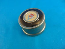 Vintage Fedtro Magnetic Car Accessory Ash Tray 1960's Has Aging But Clean Inside