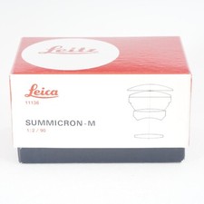 :Leica Leitz Canada Original Box for Summicron-M 90mm f/2 11136 Version 3