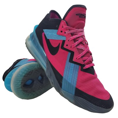NIKE Shoes LEBRON 18 LOW Mens Size 9.5 NEON LIGHTS Fireberry