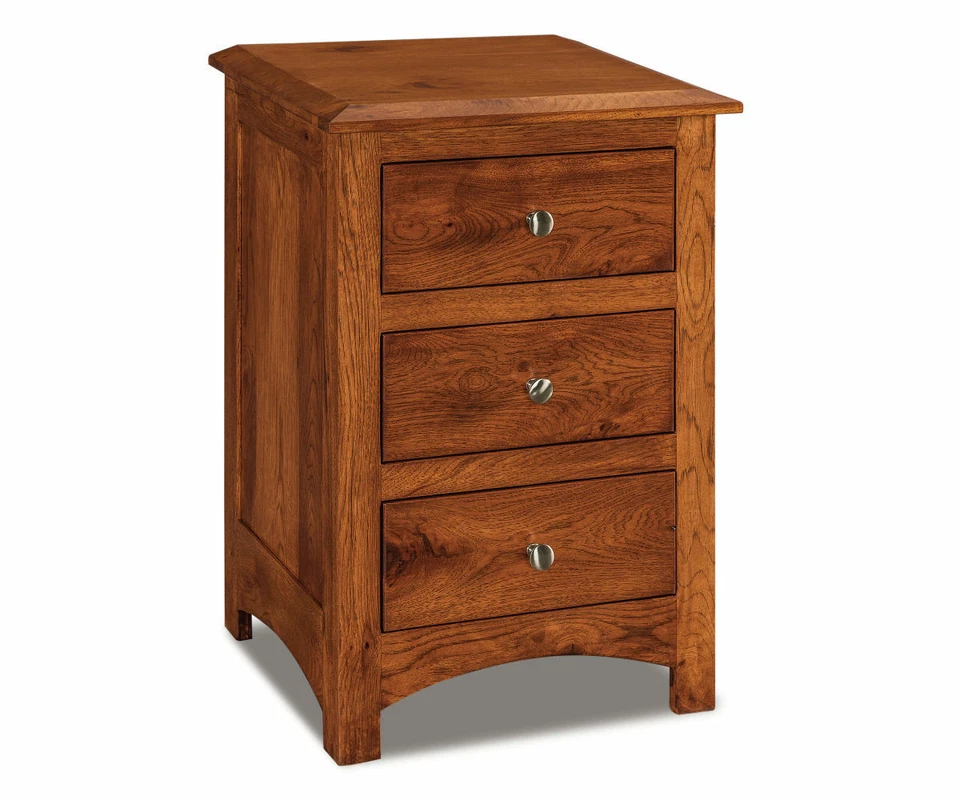 IN STOCK-5-Pc Amish Traditional Bedroom Set Arch Headboard Solid Wood King Queen - Image 4 of 4