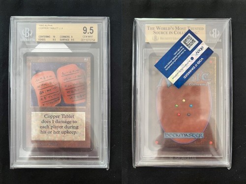 Copper Tablet ALPHA Mtg MINT Graded BGS 9.5 BASIC+ (10/9/9.5/9.5)