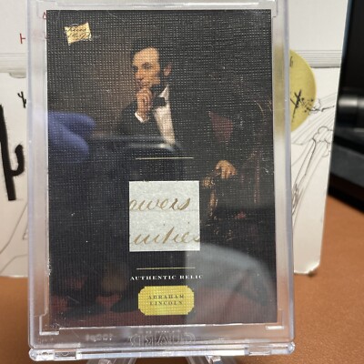 Pieces Of The Past 2023 Abe Lincoln Written Relic     