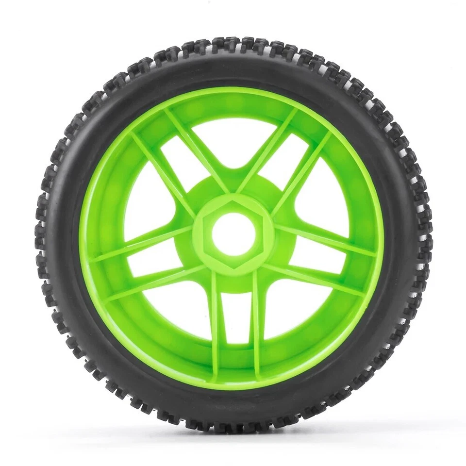 Juego de neumáticos de ruedas de buggy de radiocontrol de 1/8 para Kyosho Inferno Ve mp9 Hpi Vorza Buggy Racing Foto 4 de 4