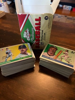 2025 Topps Chrome Platinum Baseball Complete Your Base Set