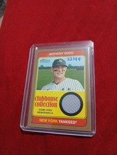 2023 Topps Heritage - Clubhouse Collection Relics Anthony Rizzo #CCR-AR 22/99