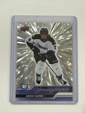 SARAH NURSE 2024-25 UD PWHL Toronto Silver Outburst Young Guns #51 Rookie RC YG