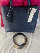 TORY BURCH Thea Leather Zip Tote - Convertible To Crossbody  NWT  MSRP 495