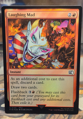 FOIL C 0143 Laughing Mad Instant Common Final Fantasy NM Card MTG FIN FFVI Red