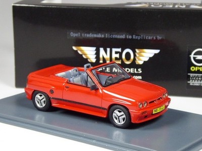 (KI-06-43) Neo Scale Models 45915 Opel Corsa Spider Irmscher rot in 1:43 in OVP