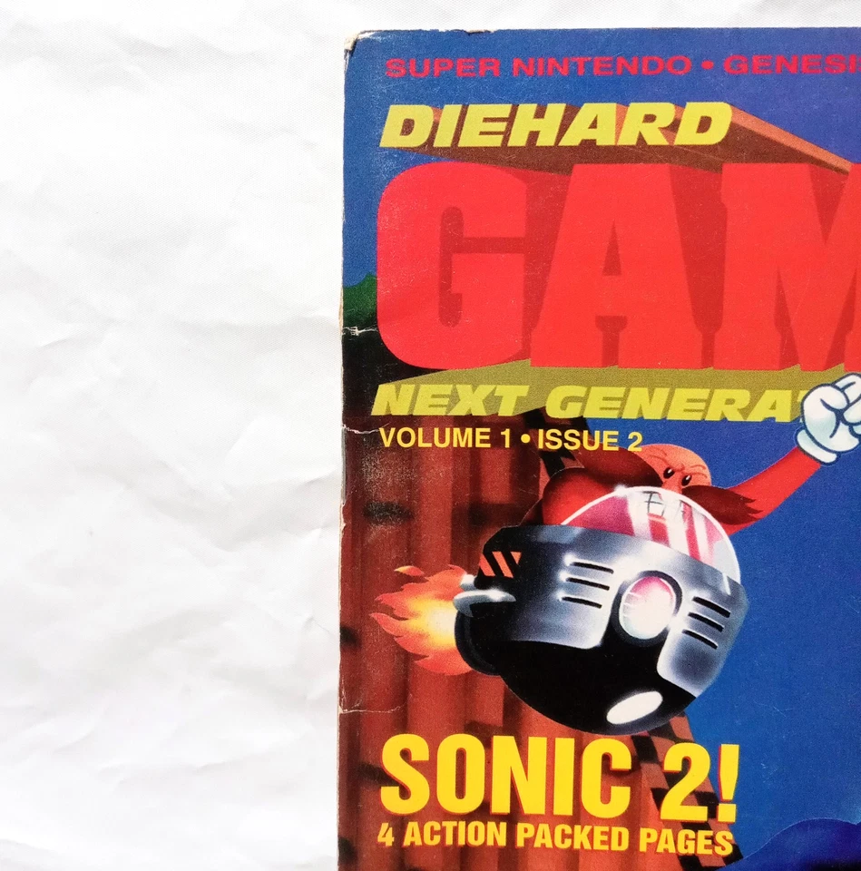 Rare Volume 1 Issue 2 Diehard Game Fan Dec 1992 First National Release Sonic 2 - Image 2 of 4