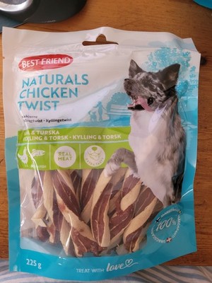 Best Friend, Chicken-Twist, Hühnchen mit Dorsch, 6x