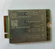 1 new- Sierra Wireless AirPrime EM7565 Qualcomm 4G LTE CAT-12 Wireless Card