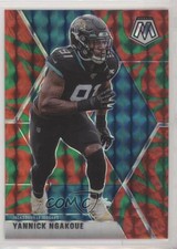 2020 Panini Mosaic Reactive Green Mosaic Prizm Yannick Ngakoue #103 fm0
