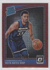 2018-19 Donruss Optic Rated Rookie Choice Red Prizm 85/88 Keita Bates-Diop 0s5s