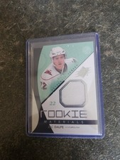 2010-11 Upper Deck SPx Rookie Materials Zac Dalpe Card# RM-ZD. rookie card picture