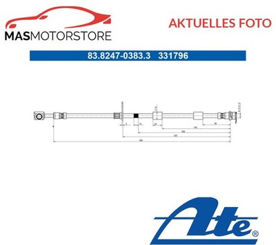 BREMSSCHLAUCH BREMSLEITUNG ATE 838247-03833 A FÜR FORD PUMA,TRANSIT COURIER