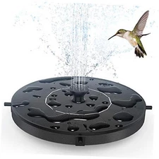 Solar Fountain, Floating Solar Powered Water Fountain Pump for Bird Bath, 
