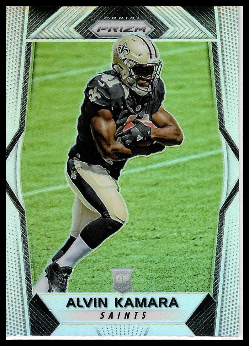 2017 Panini Prizm #291 Alvin Kamara Silver Prizm