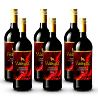 Wolfsglut GlüHwein Rot, Sortenreines Weinpaket (6X1,0L)