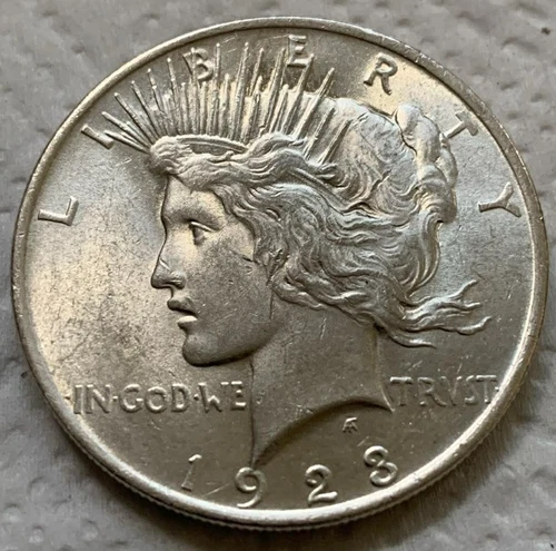 1923 Peace Type Silver Dollar good condition